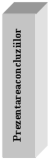 Text Box: Prezentareaconcluziilor